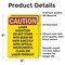 Signmission Radiation & Laser Sign, 7 in H x 5 in W, Vinyl Decal, Rectangle OS-2PACK-CR-D-57-V-10240 - alternate 5